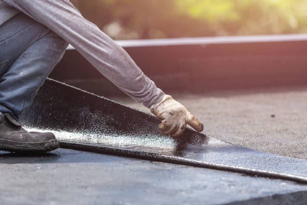Professional Basement Waterproofing technician working in Morton, WA
